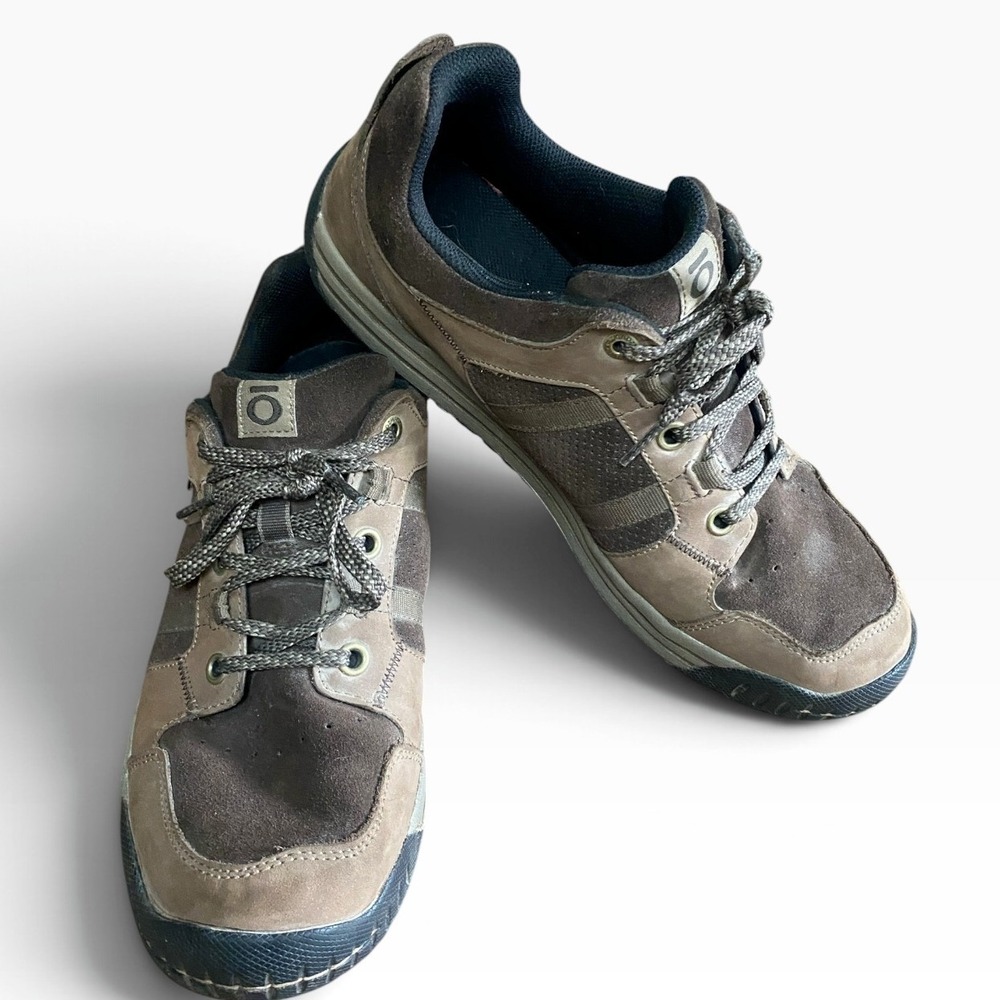 Oboz Men's 12 Brown Suede Leather Low Top Hiking Shoes Trail Sneakers #362A